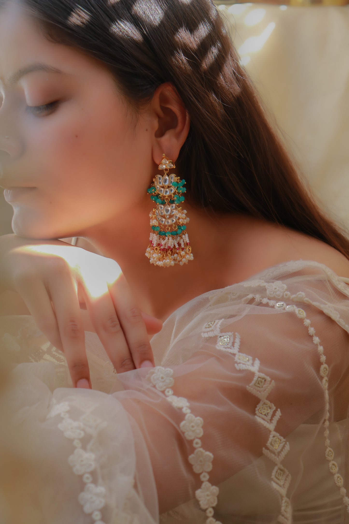 Eliana Kundan Earrings