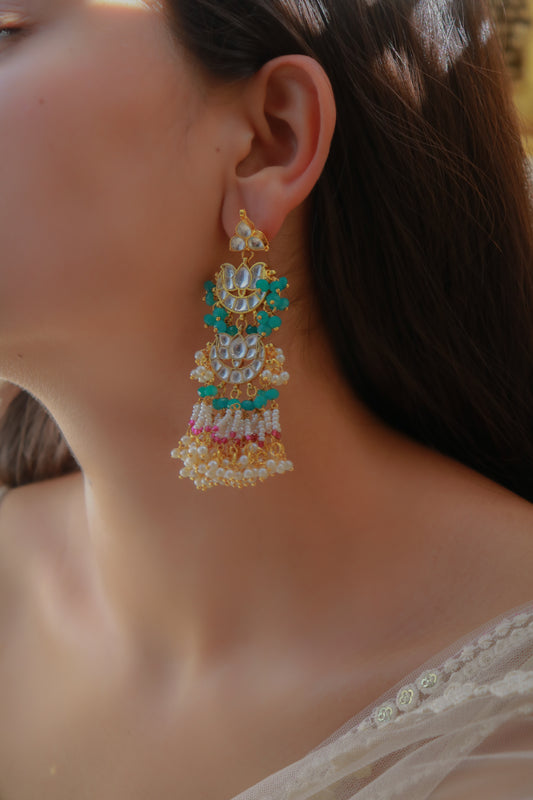 Eliana Kundan Earrings