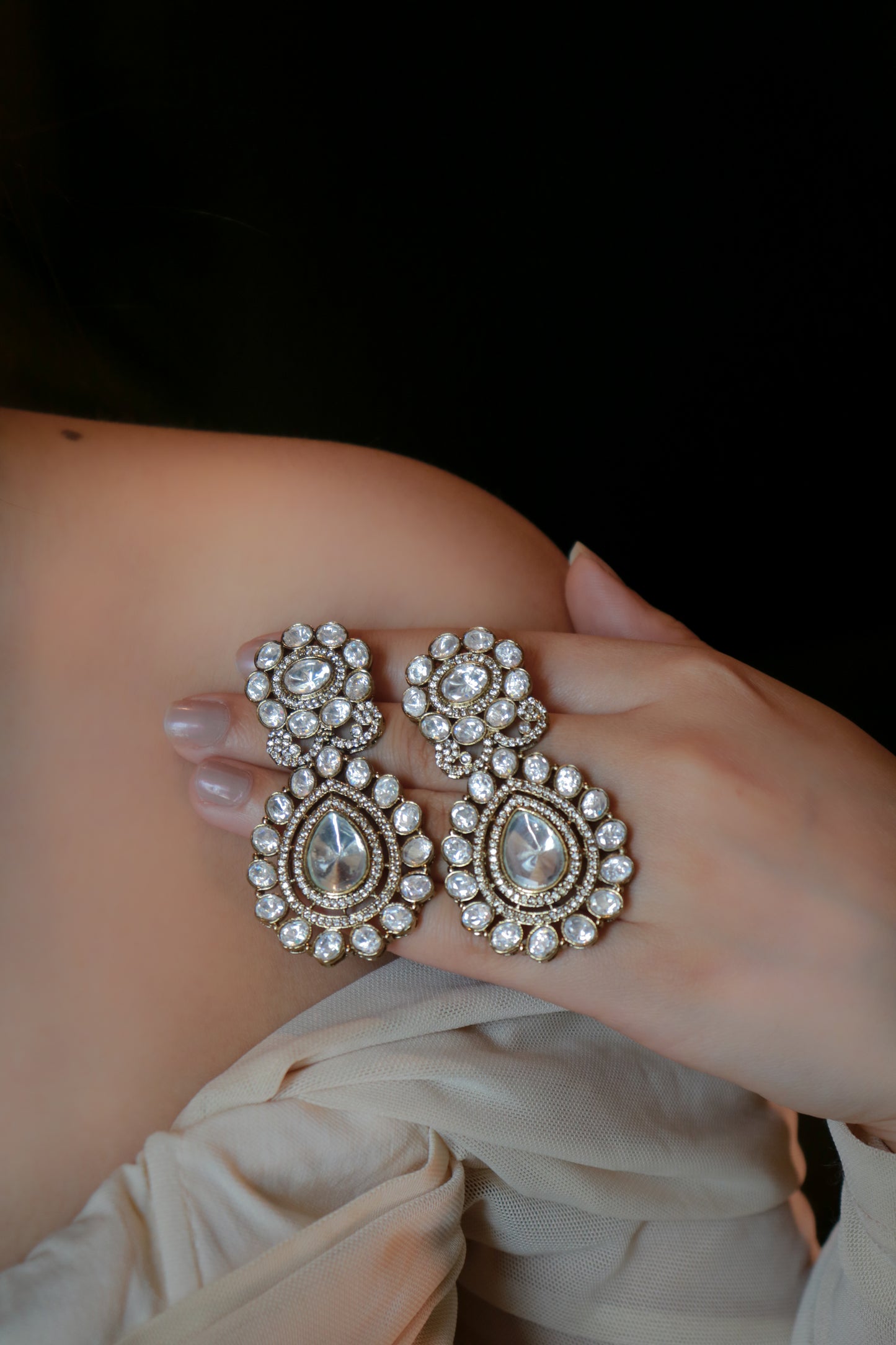 Prisha Polki Earrings