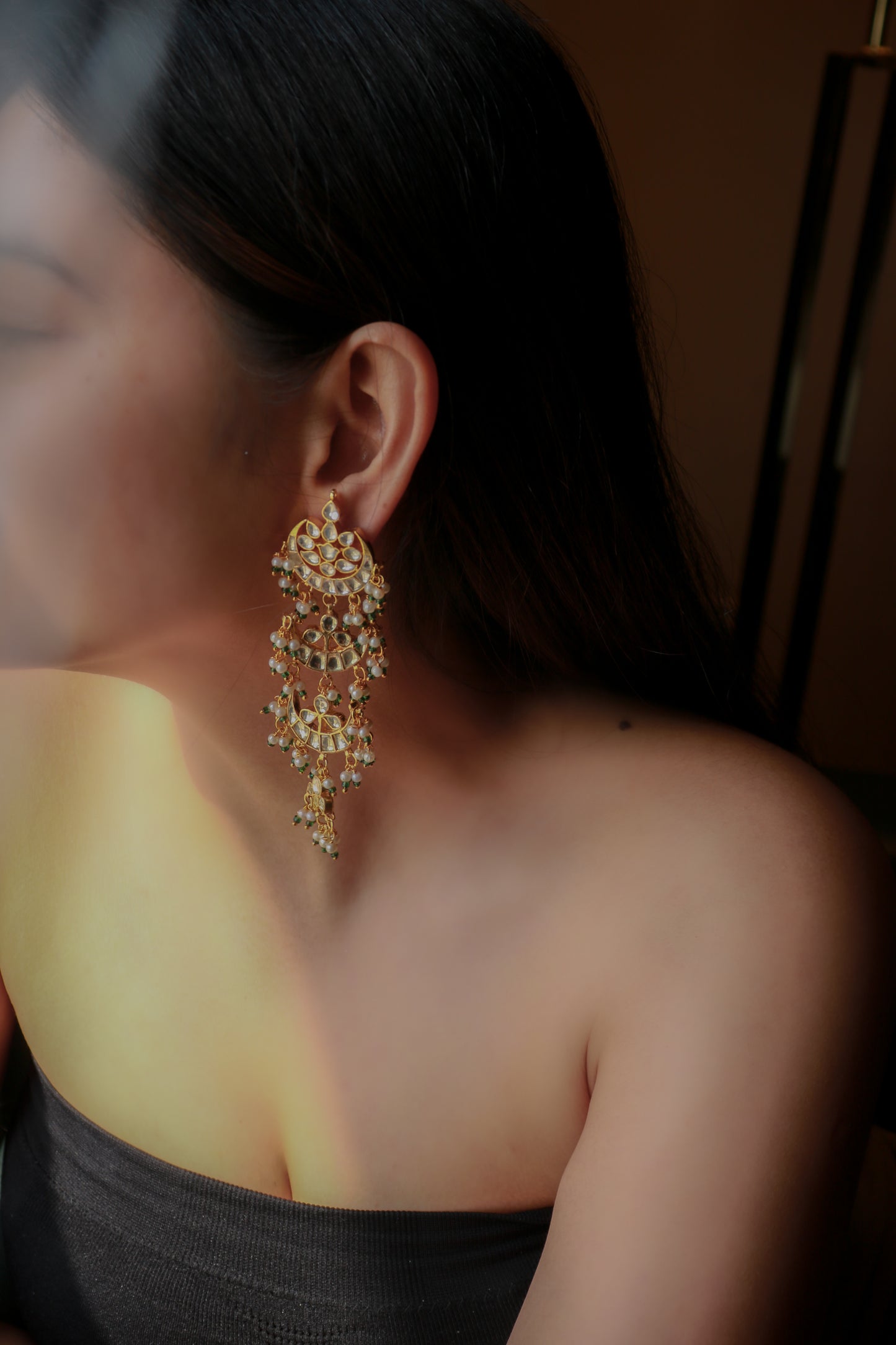 Elara Kundan Earrings