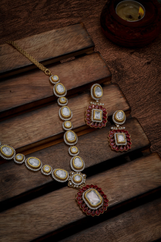 Malak Polki Necklace