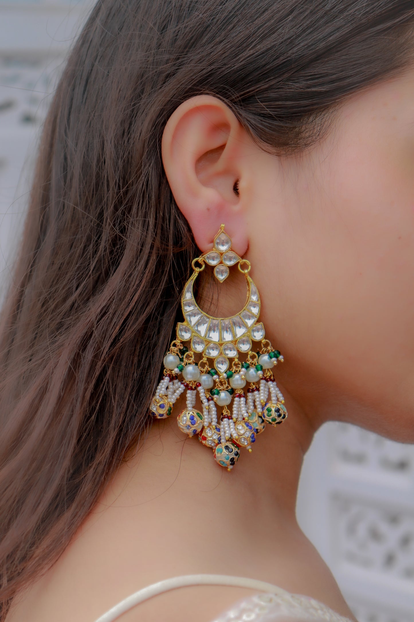 Isla Kundan Earrings