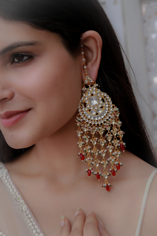 Nida Kundan Earrings