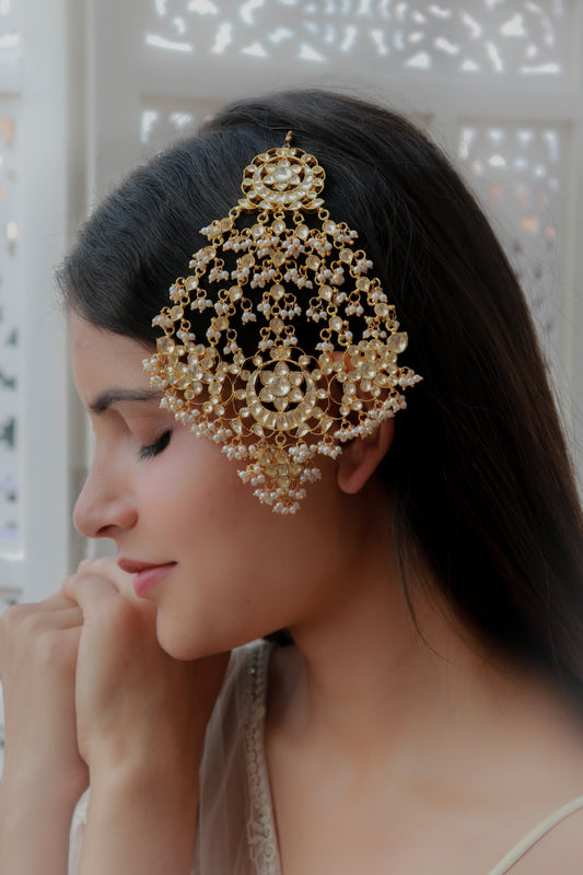 Luna Kundan Hair Accessory