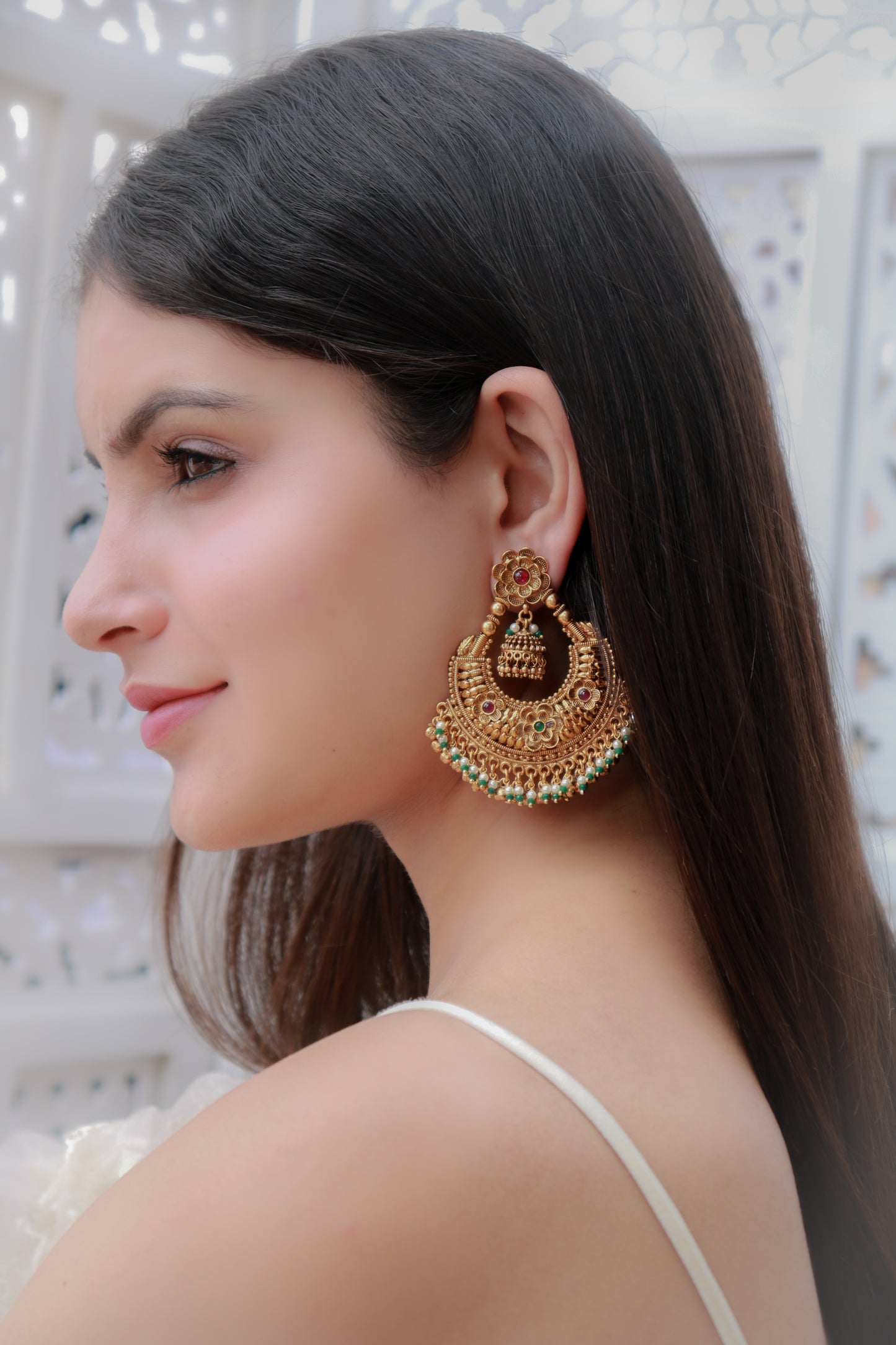 Sudhashree Temple Earrings