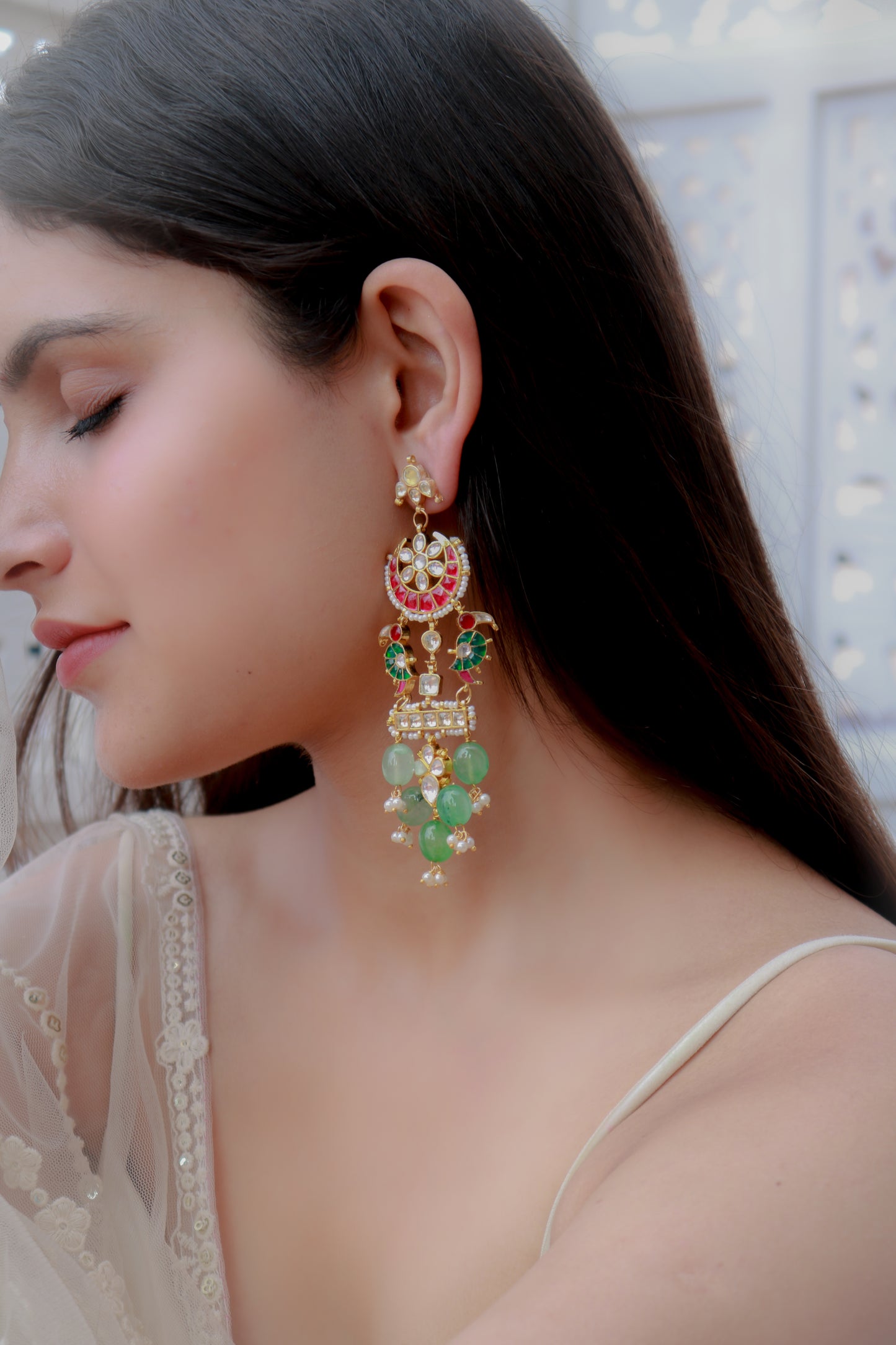 Hiba Kundan Earrings