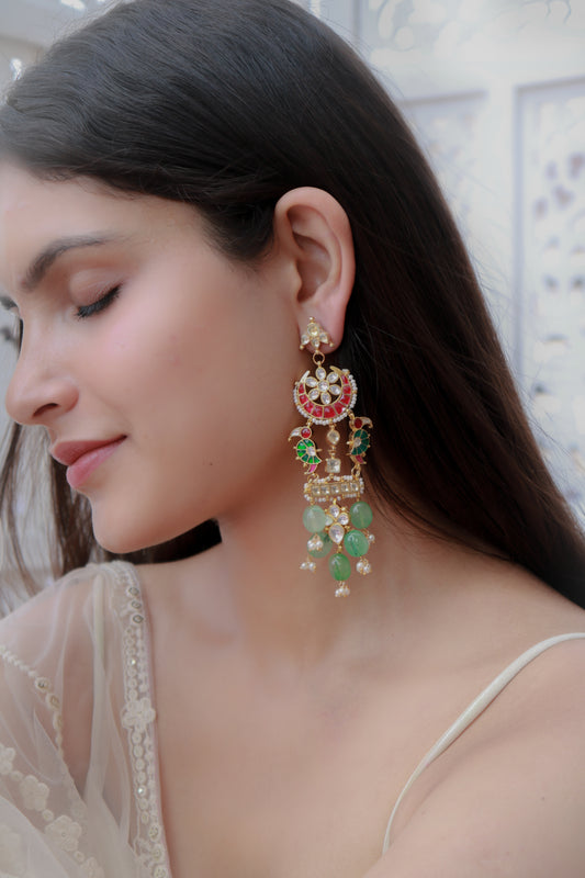 Hiba Kundan Earrings