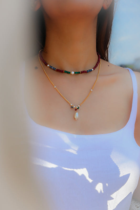 Qesna Multicolored Necklace