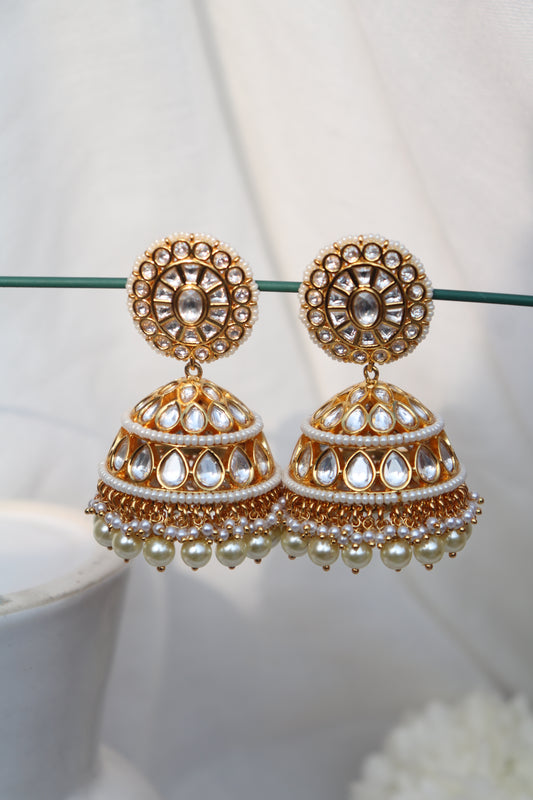 Narah Kundan Jhumka Earrings