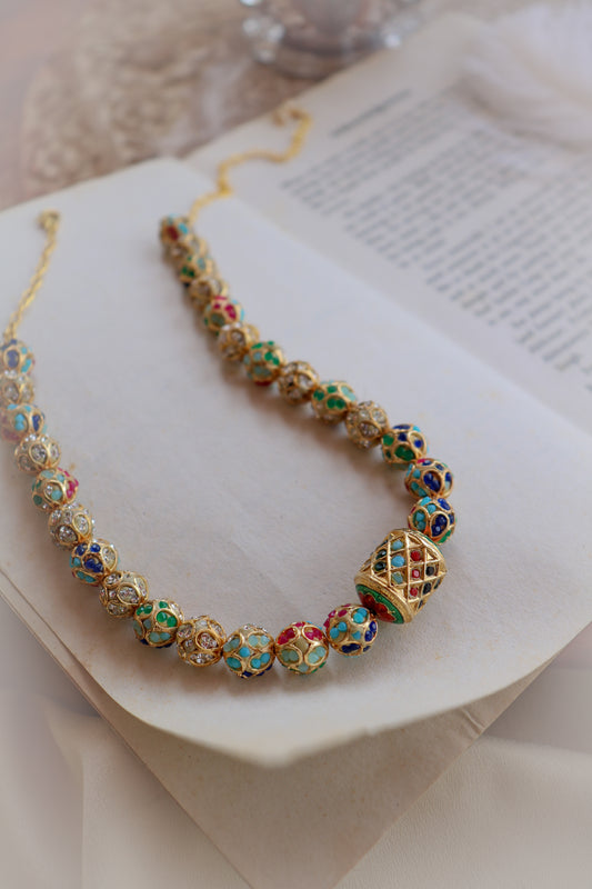 Citra Multicolored Boho Necklace