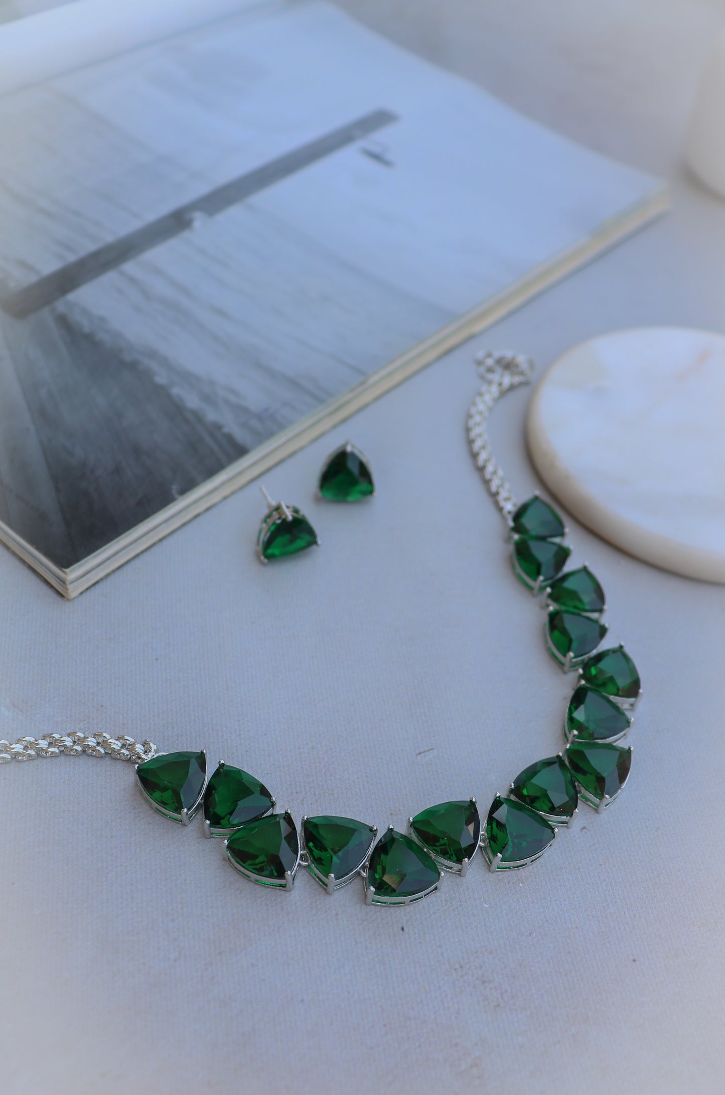 Maysa Emerald Green Necklace