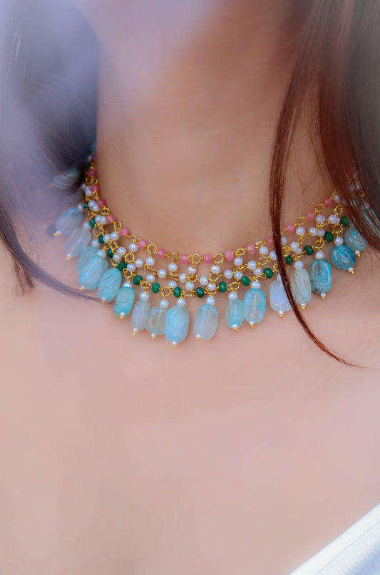 Fina Blue Necklace