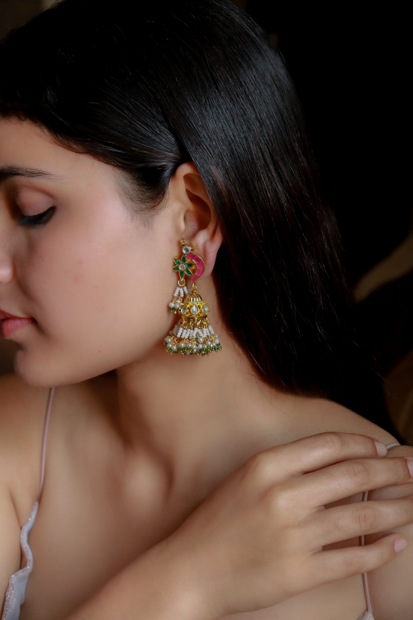 Nisrine Kundan Earrings