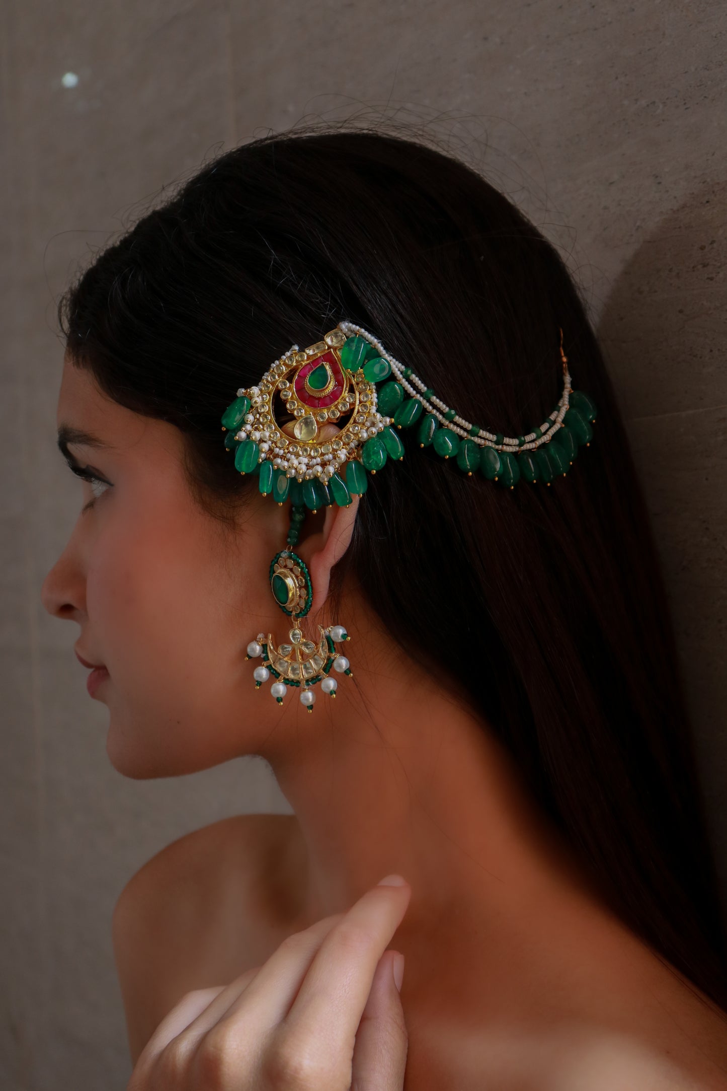 Sawsan Kundan Earrings