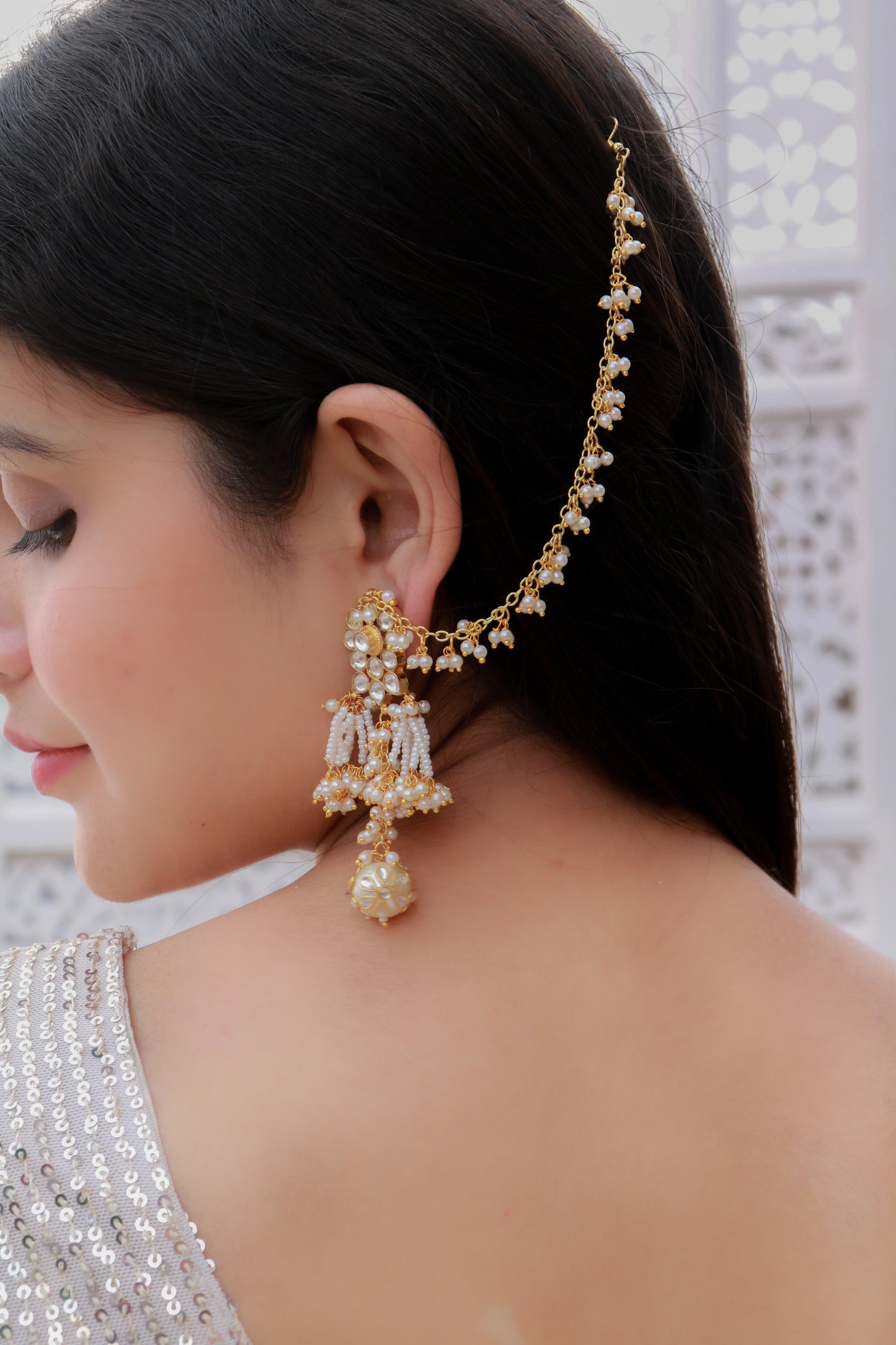 Shireen Kundan Earrings