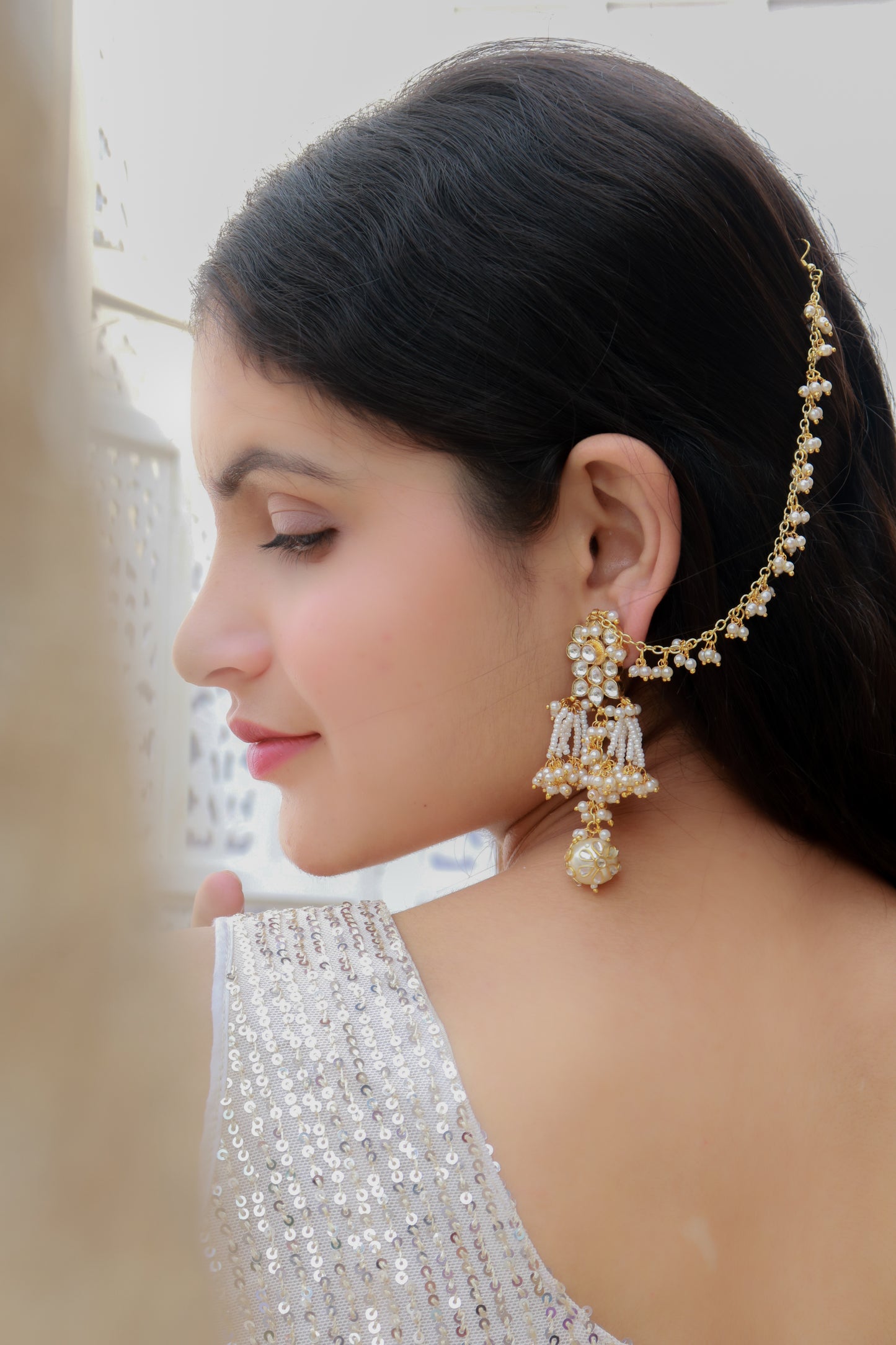 Shireen Kundan Earrings