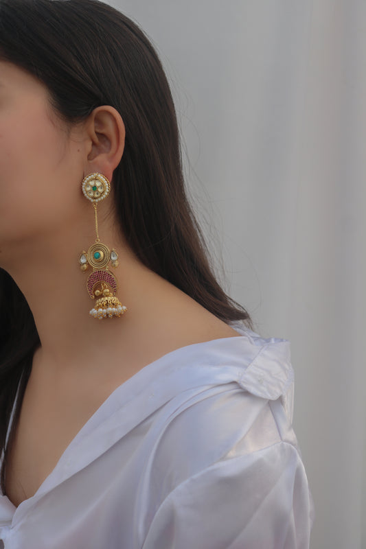 Izzah Embossed Earrings