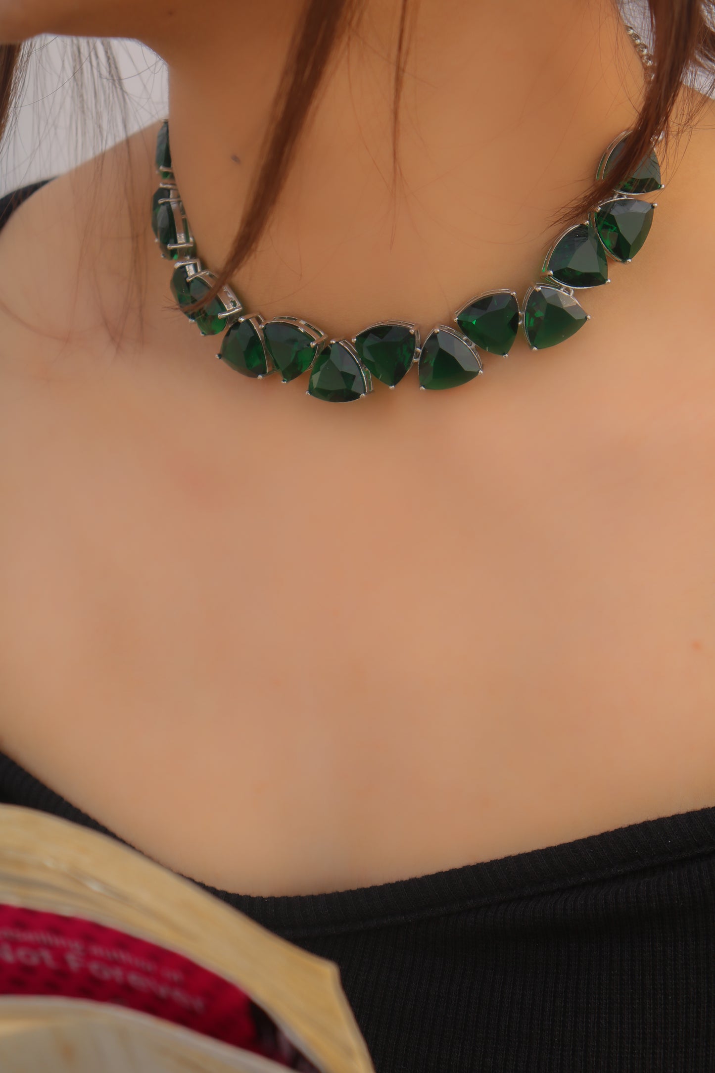 Maysa Emerald Green Necklace