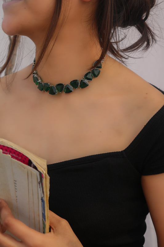 Maysa Emerald Green Necklace