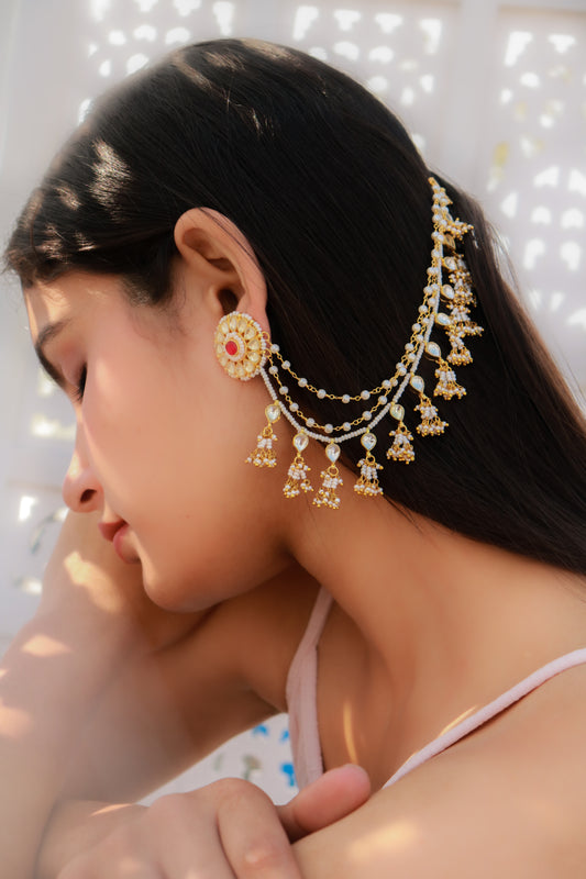 Nirvi Kundan Earrings