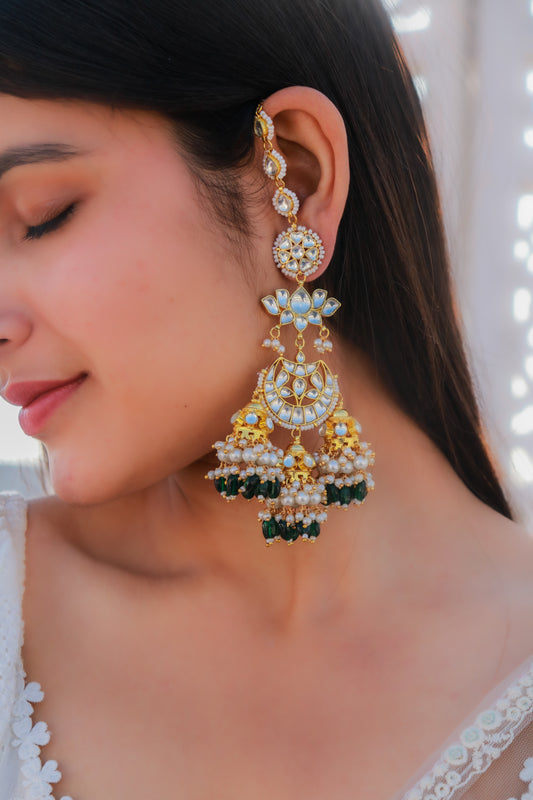 Aylin Kundan Jhumka Earrings