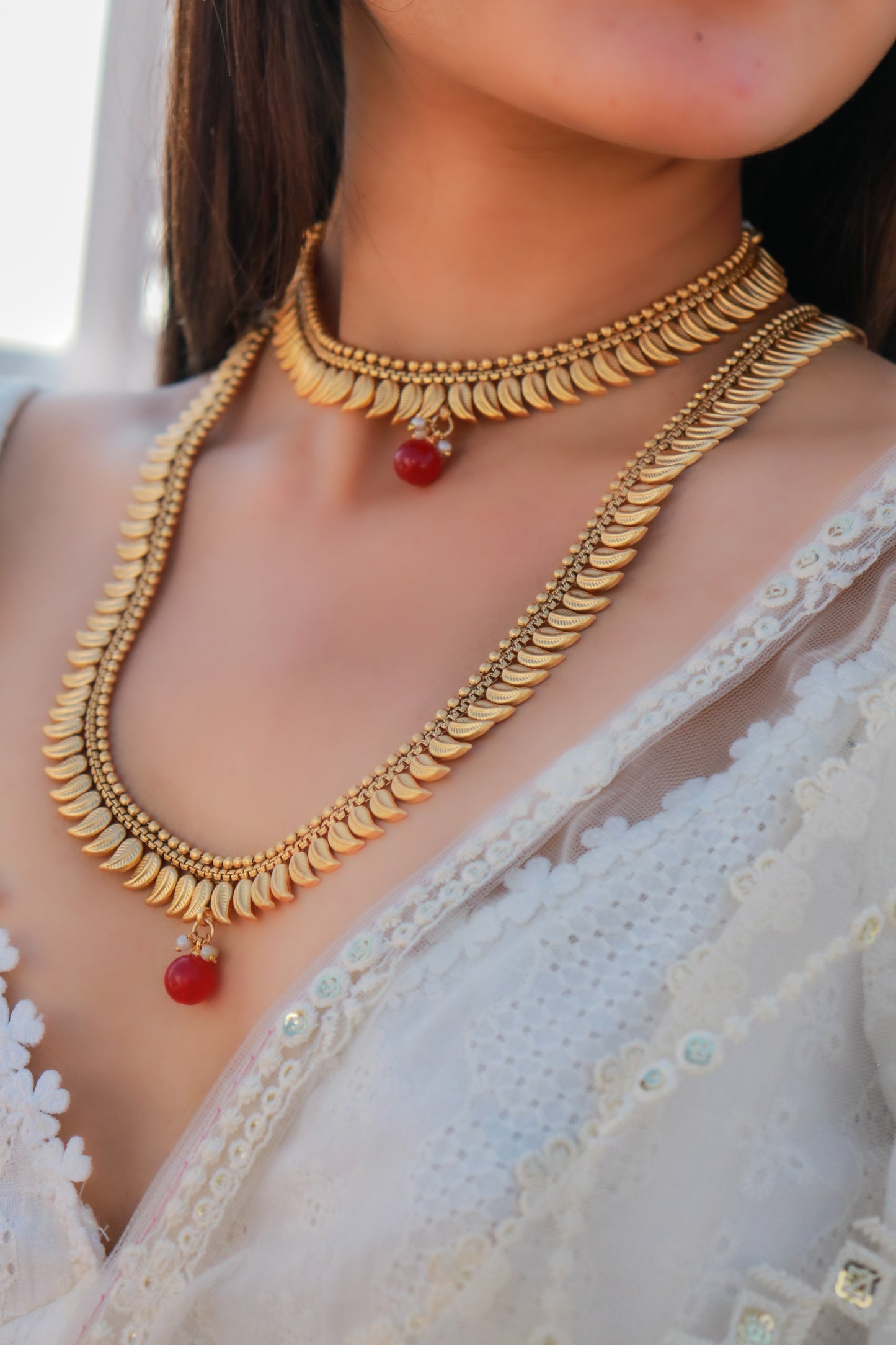 Aaheli Temple Necklace