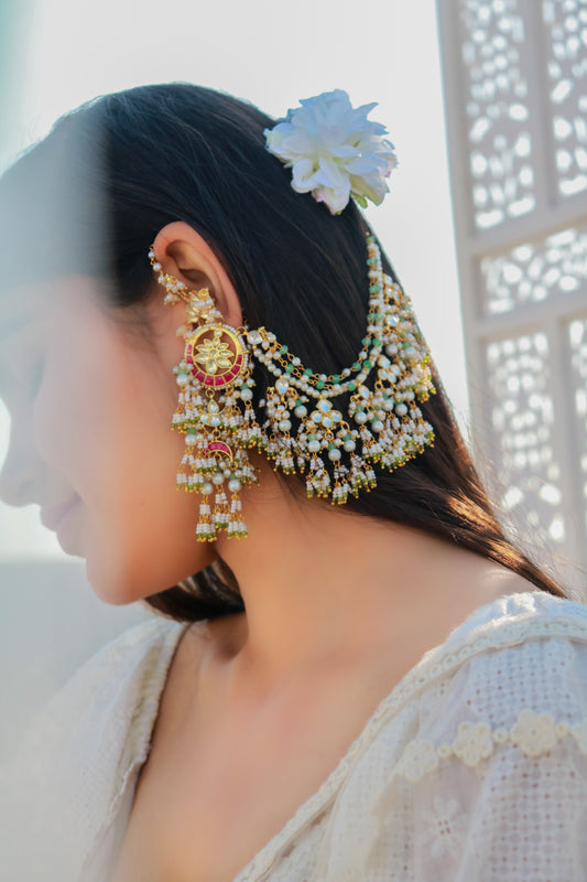 Aarini Kundan Earrings