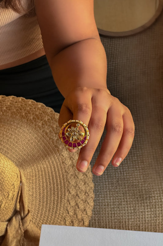 Dhriti Kundan Ring