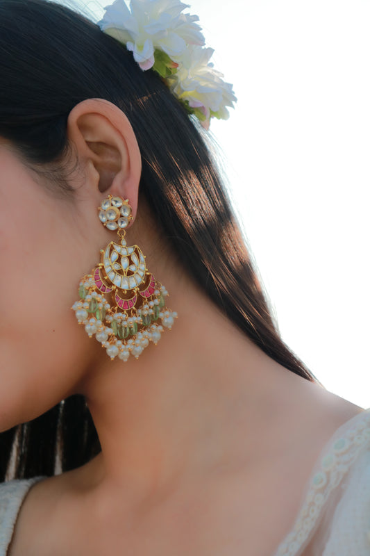 Aamira Kundan Earrings