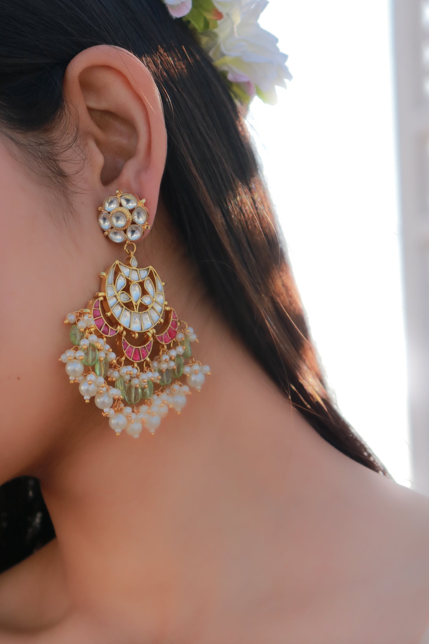 Aamira Kundan Earrings