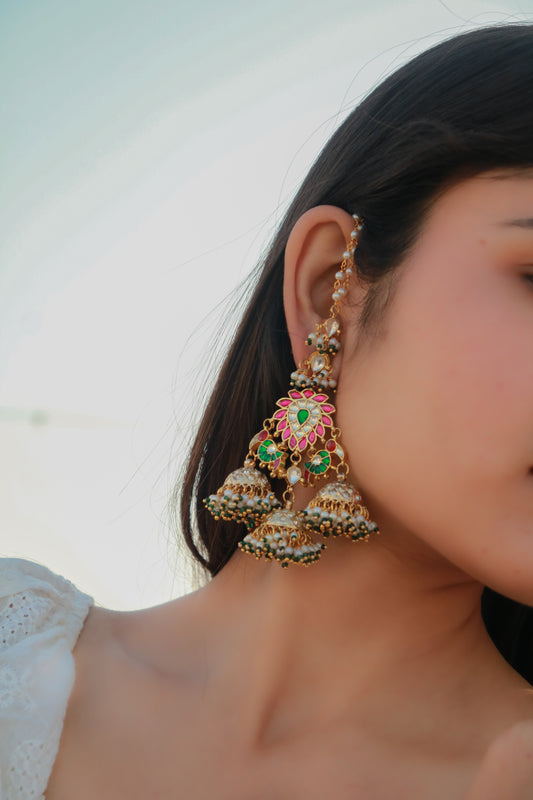 Keyarah Kundan Earrings