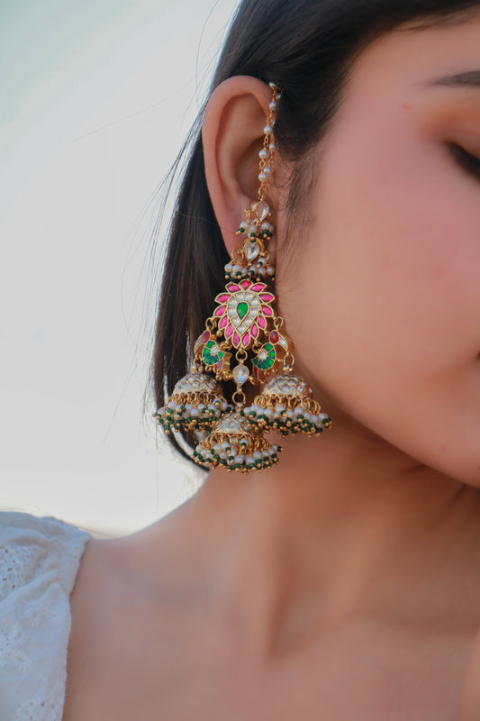 Keyarah Kundan Earrings