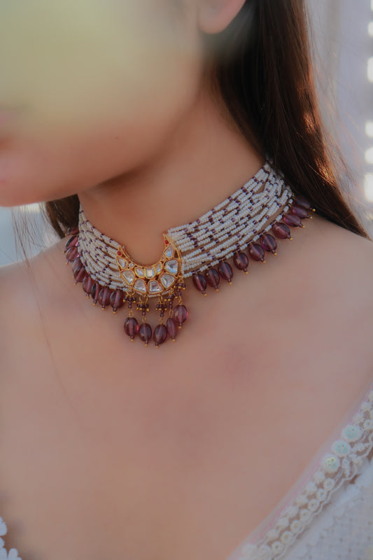 Arisha Polki Choker Necklace