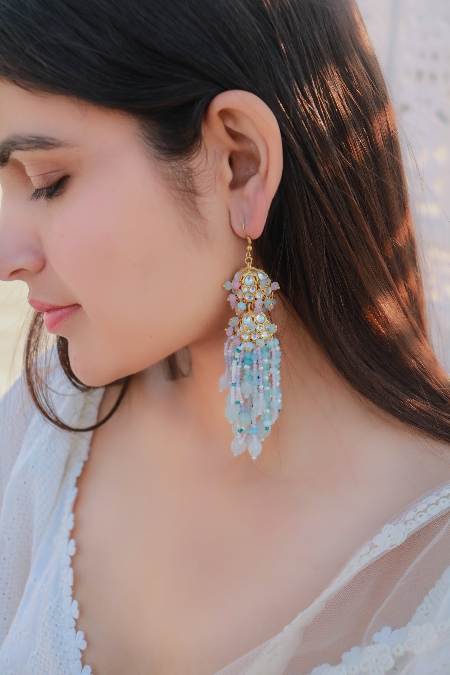 Vianah Kundan Earrings