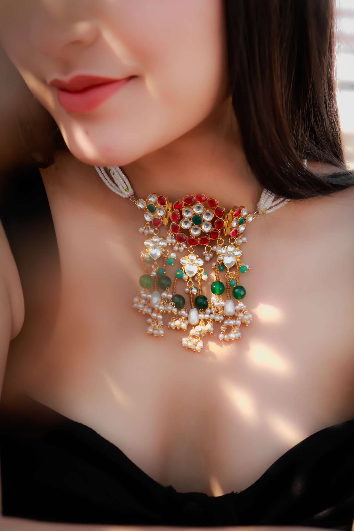 Amaaya Multicolor Kundan Necklace