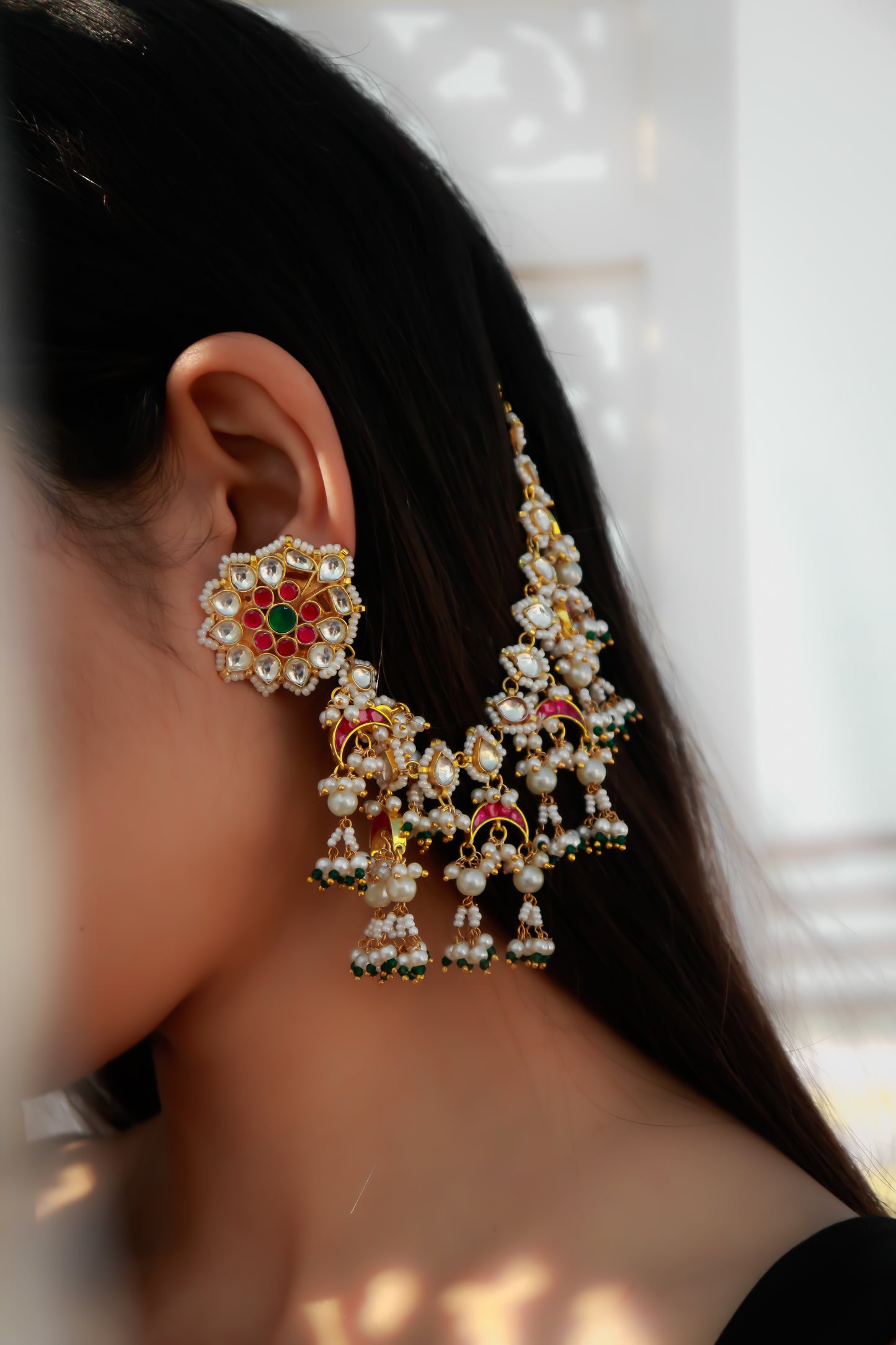 Aarvani Kundan Earrings