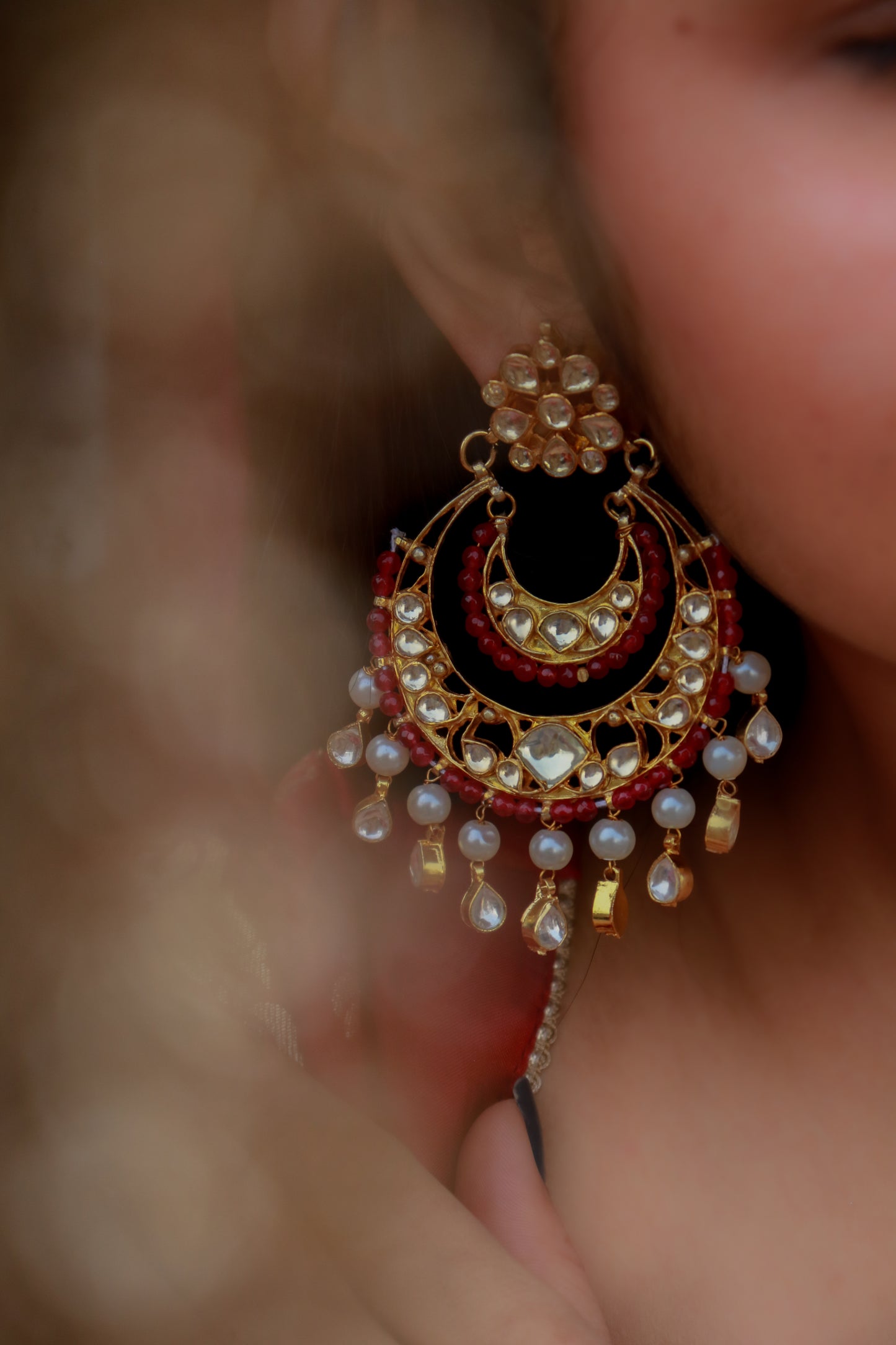 Ilyriah Kundan Earrings