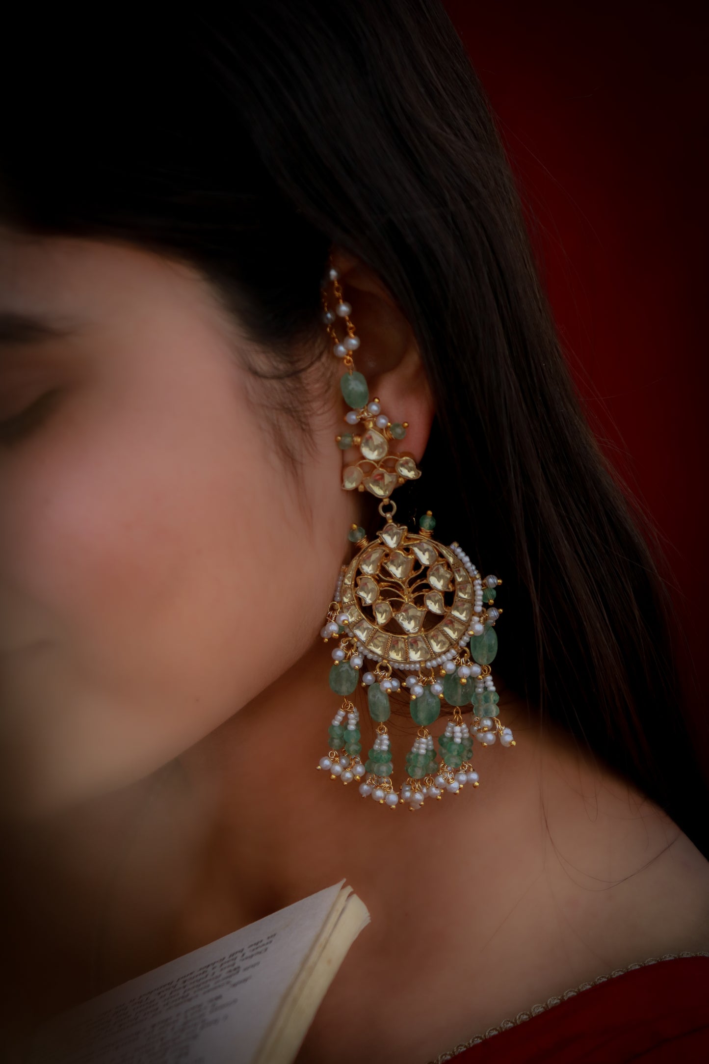 Ameliora Kundan Earrings