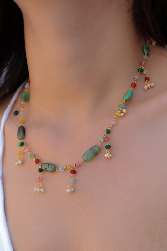 Spring Vibrance Multicolored Necklace