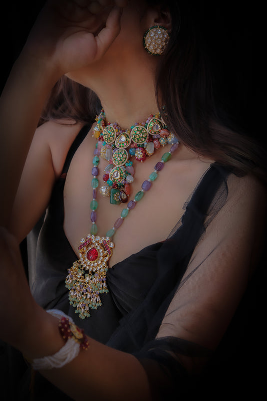 Ishqa Multicolored Jewelry Set