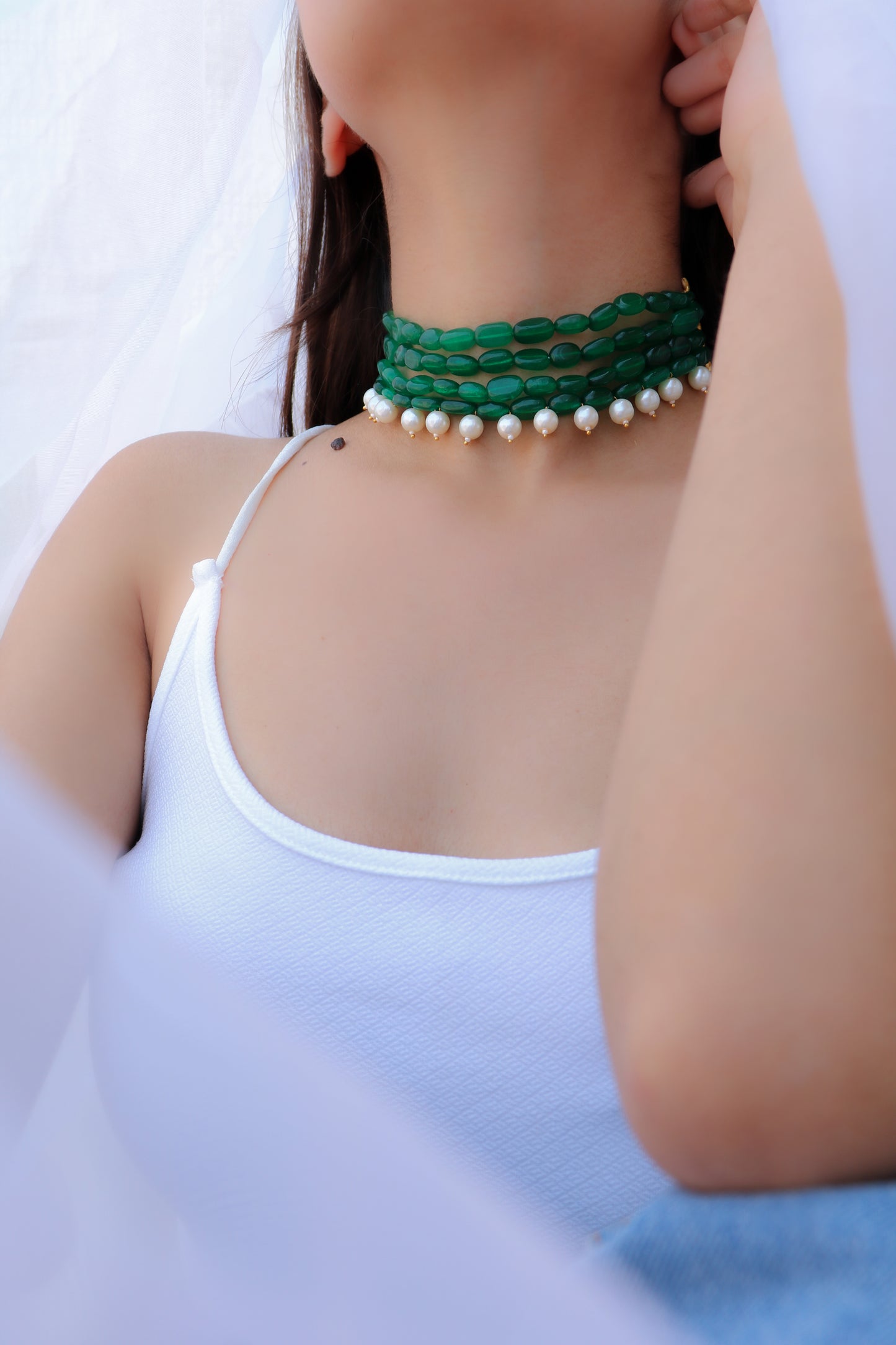 Sophie Green Choker Necklace