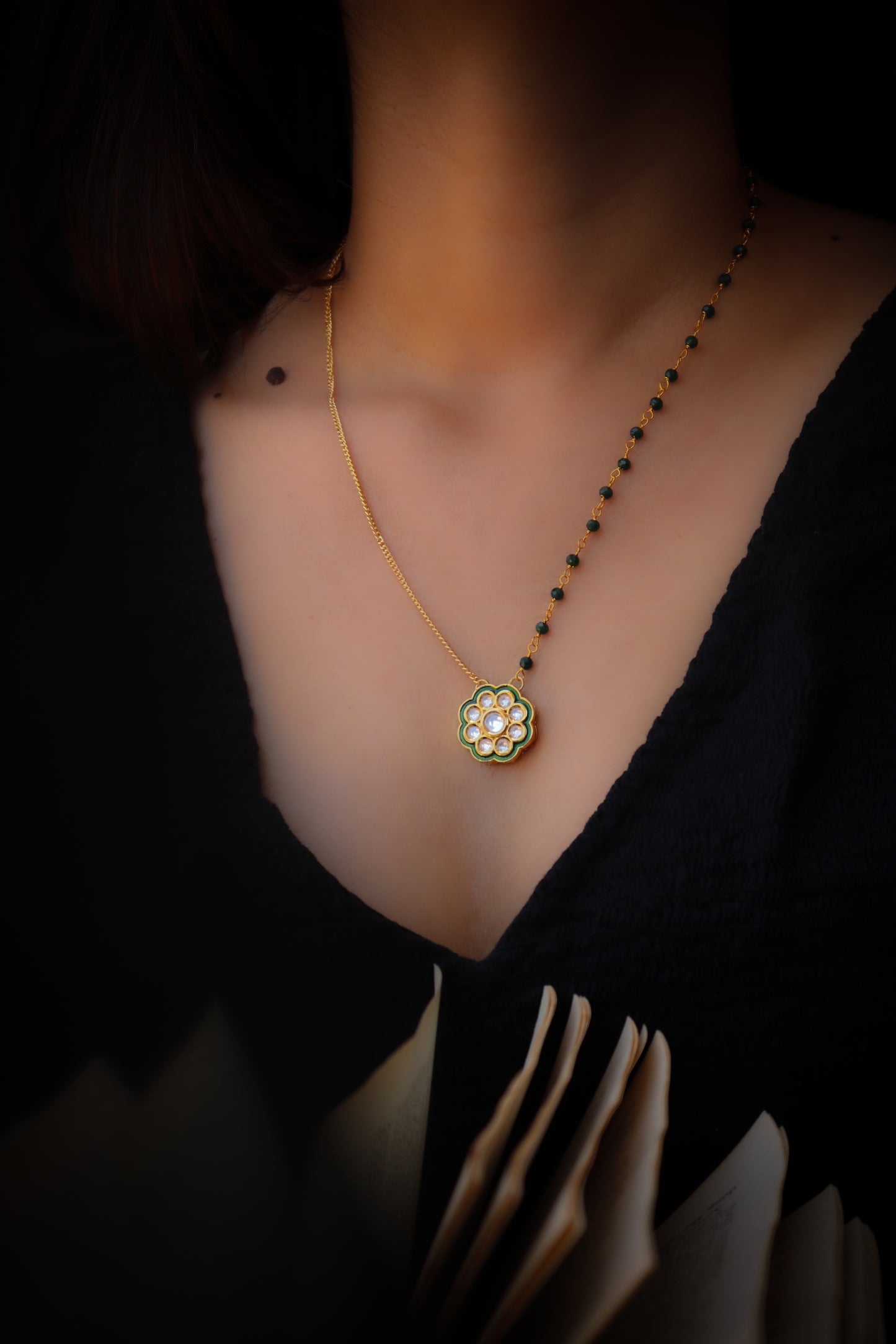 Welda Green Pendant Necklace