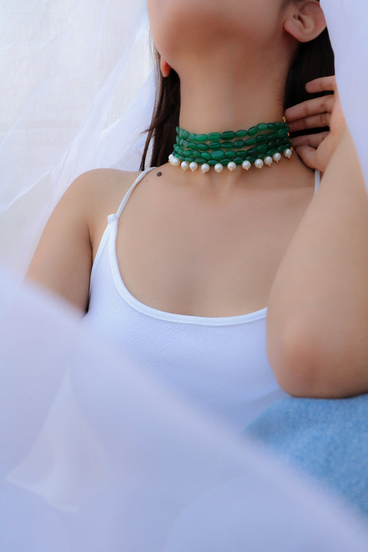 Sophie Green Choker Necklace