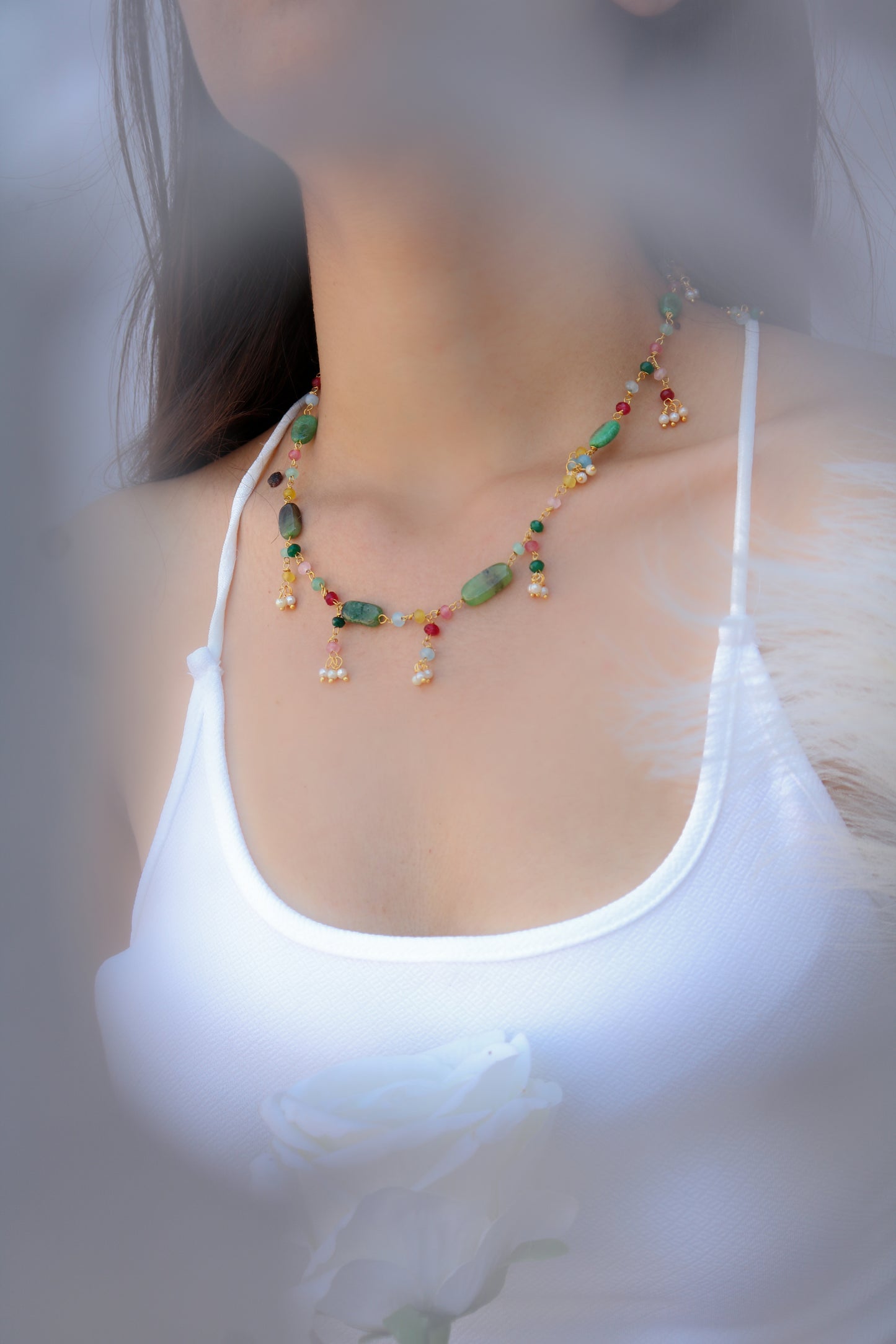 Spring Vibrance Multicolored Necklace