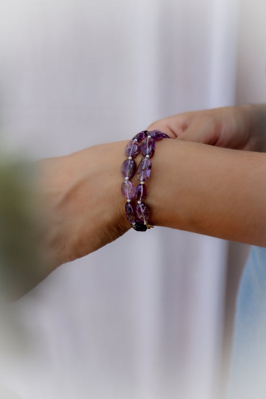 Mahtab Purple Bracelet