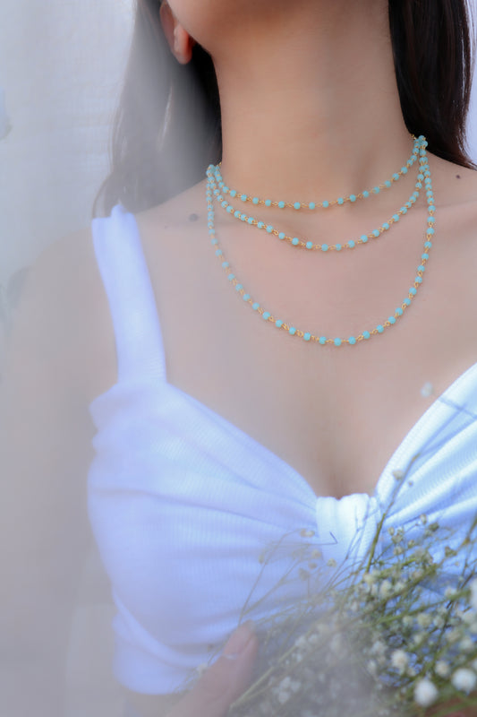 Gina Turquoise Multilayered Necklace