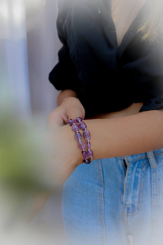 Mahtab Purple Bracelet