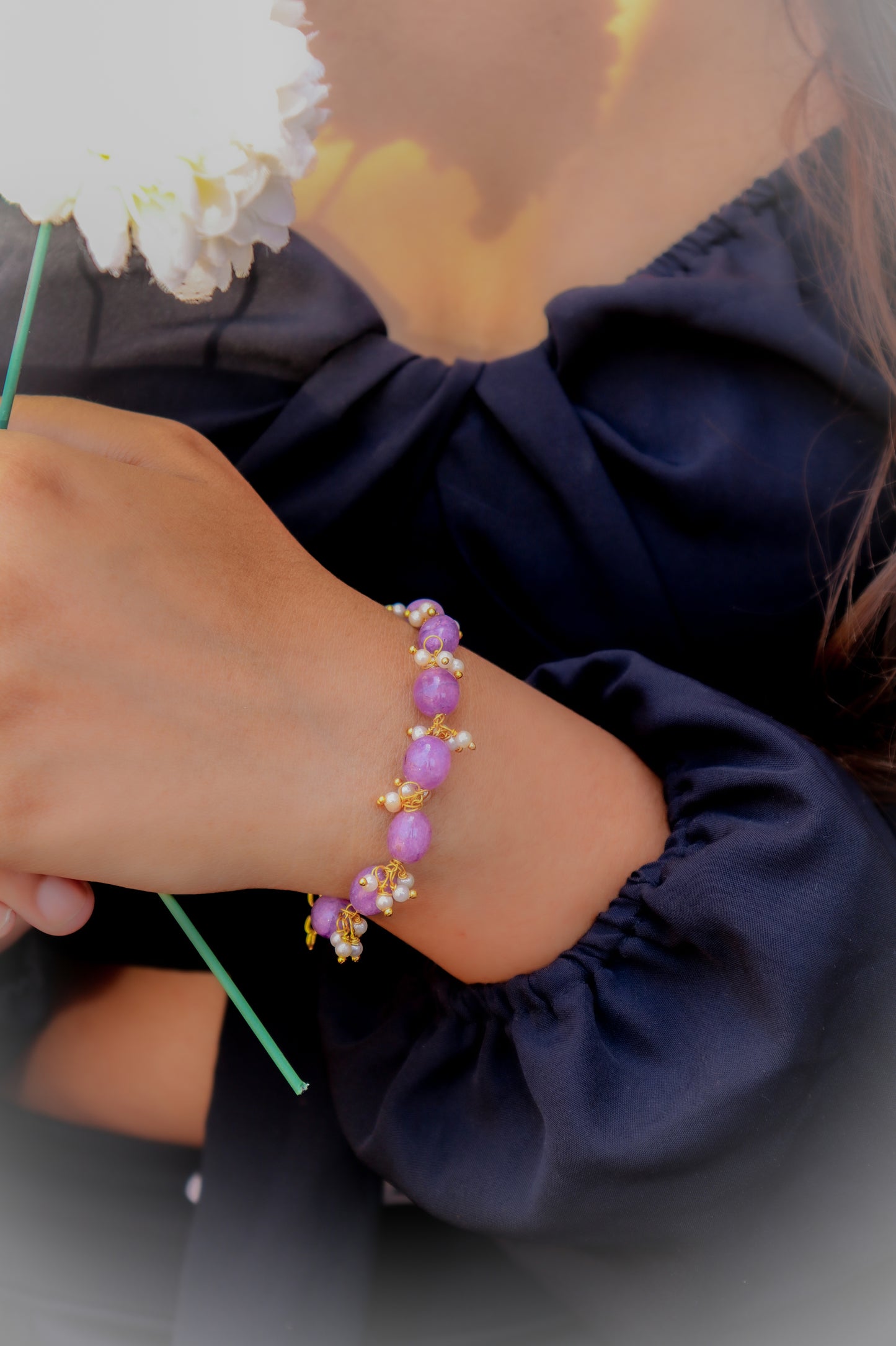Afseen Purple Bracelet
