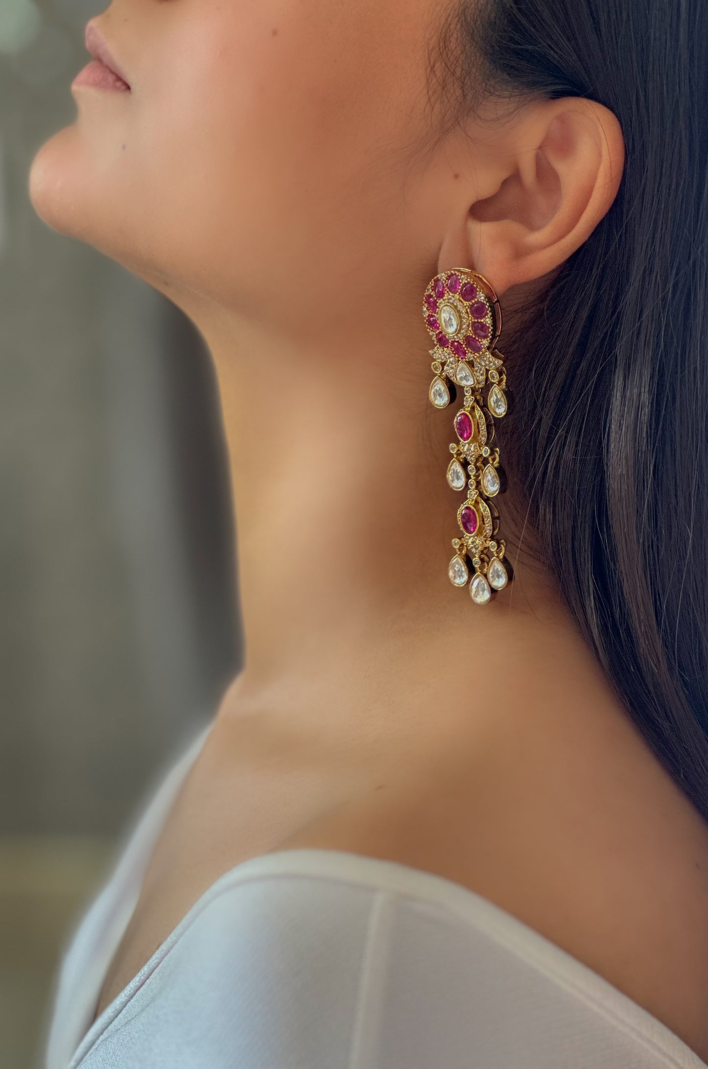 Pasha Polki Earrings