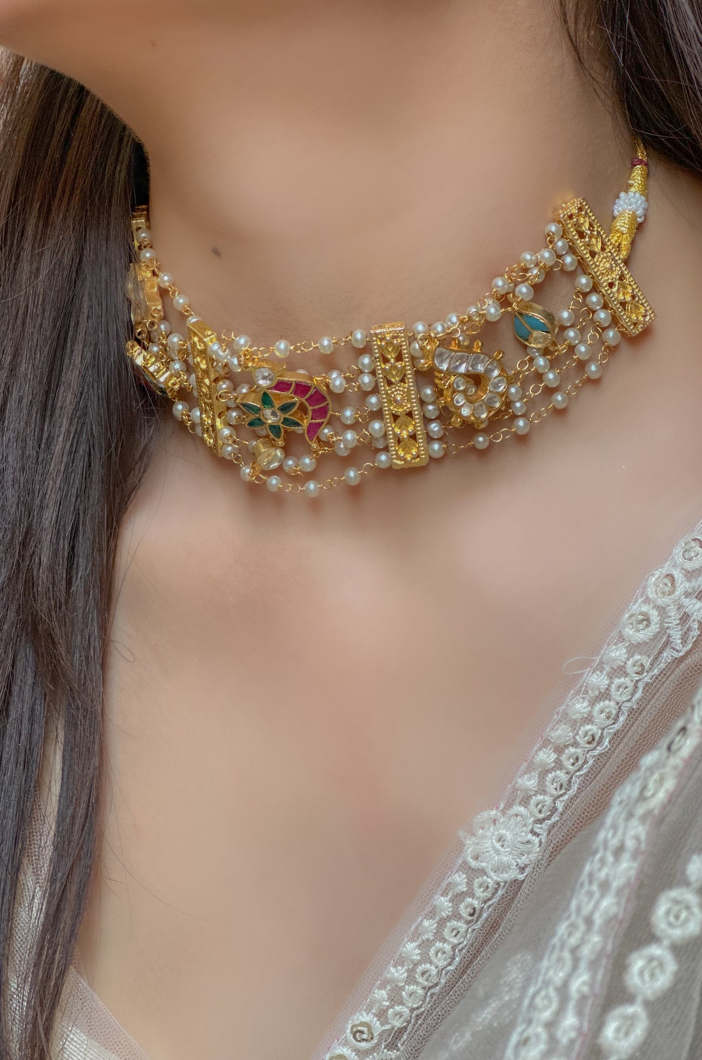 Shewar Kundan Necklace